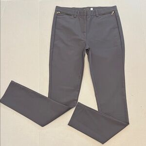 MINT VELVET GRAY STRETCH SLACKS TROUSERS SIZE 10L